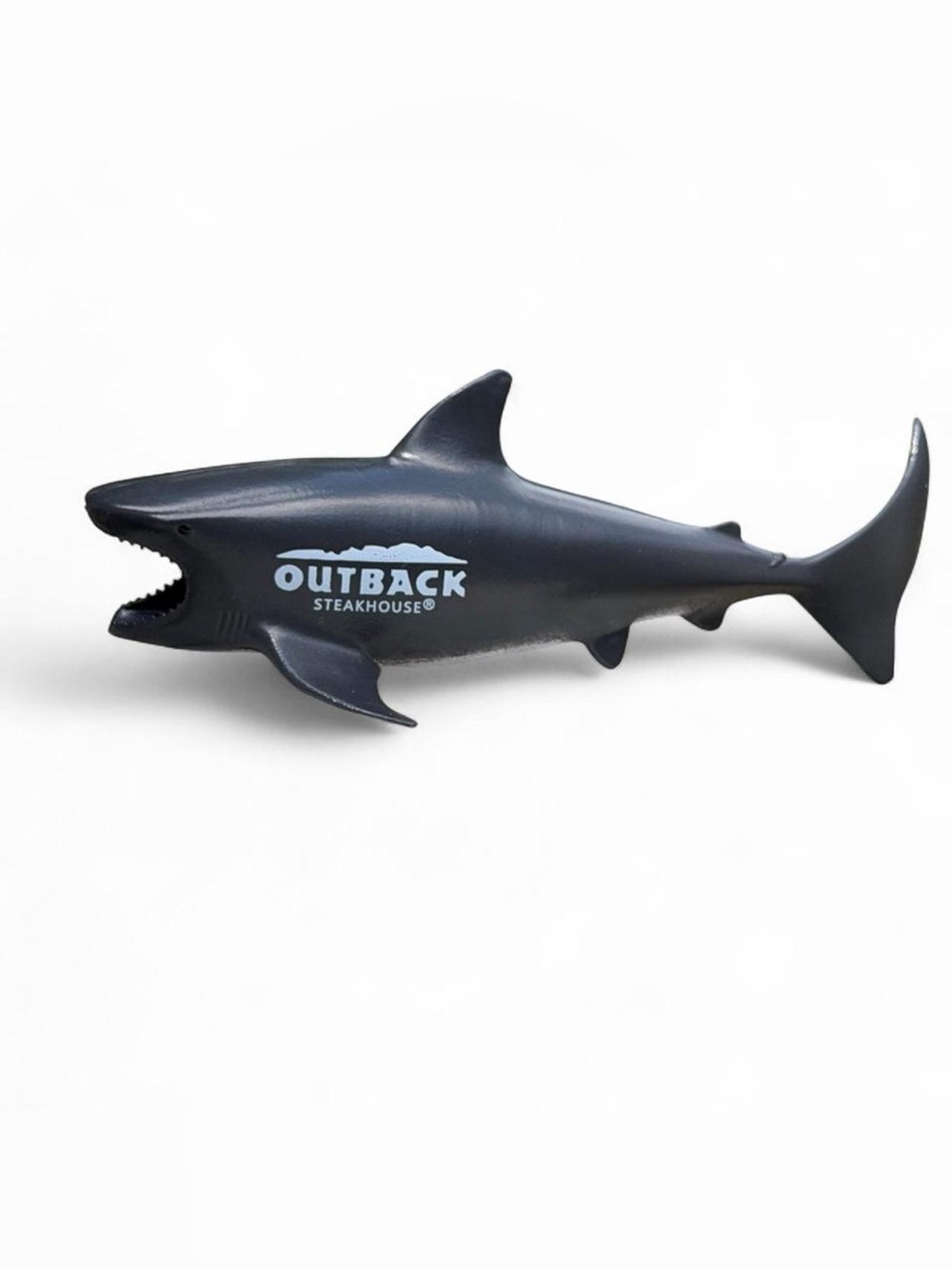 Outback Steakhouse Grey Shark Toy Shot Shooter Liquor Floater